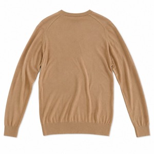 ★定価36,300円・新品未使用★ジョンスメドレー EMMETT エメット シーアイランドコットン クルーネックニット ライトキャメル Lサイズ