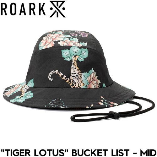 【送料無料】バケットハット 帽子 THE ROARK REVIVAL ロアークリバイバル TIGER LOTUS BUCKET LIST - MID RHJ1125-BLK 日本代理店正規品