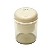 ソニック 鉛筆削り リビガク たっぷりフリーキー 乾電池式 電動鉛筆削り アイボリー LV-1713-I