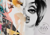 Compassion ｜抽象アート 思いやりと共感を描いたラグジュアリーポスター｜モダンインテリアに馴染む壁掛けアート｜北欧テイスト｜リビング寝室玄関にもおすすめ｜日本製ポスター｜ギフトにも最適A4ポスター