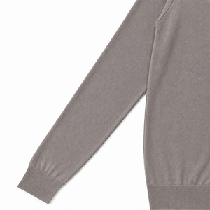 ★定価126,500円・新品★ジョンスメドレー BRAMWELL ブラムウェル 至高のシルク×カシミヤ ロールネックニット オイスター Sサイズ