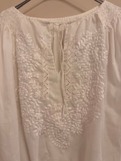 ルーマニア刺繍調ペザントブラウス