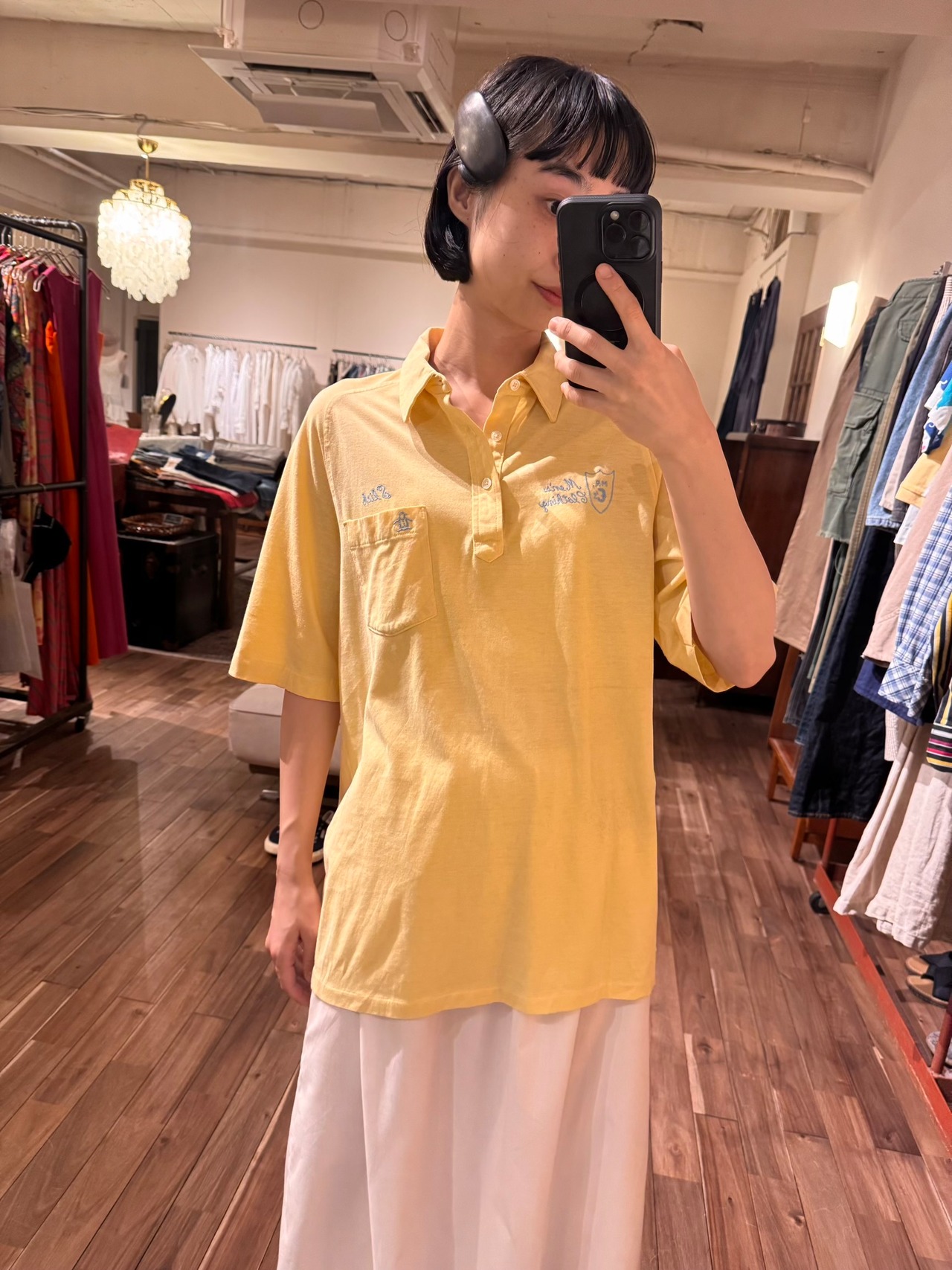 GRAND SLAM by MUNSINGWEAR イエローポロシャツ