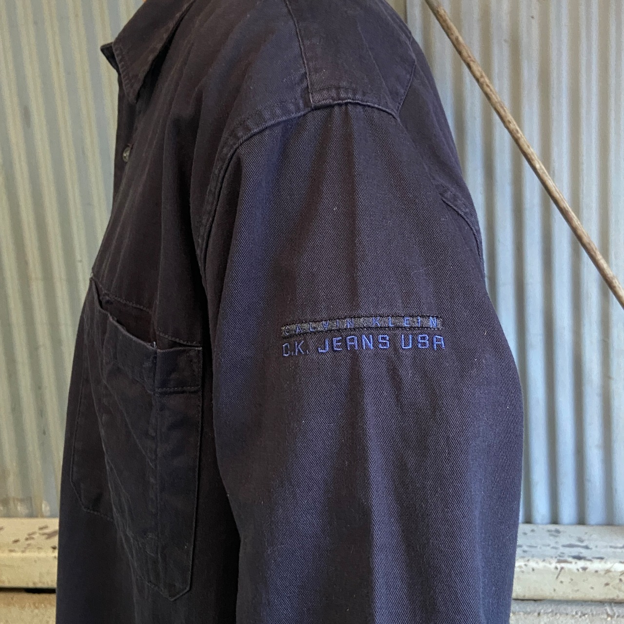 90年代 Calvin Klein Jeans カルバンクライン 半袖シャツ メンズXL 
