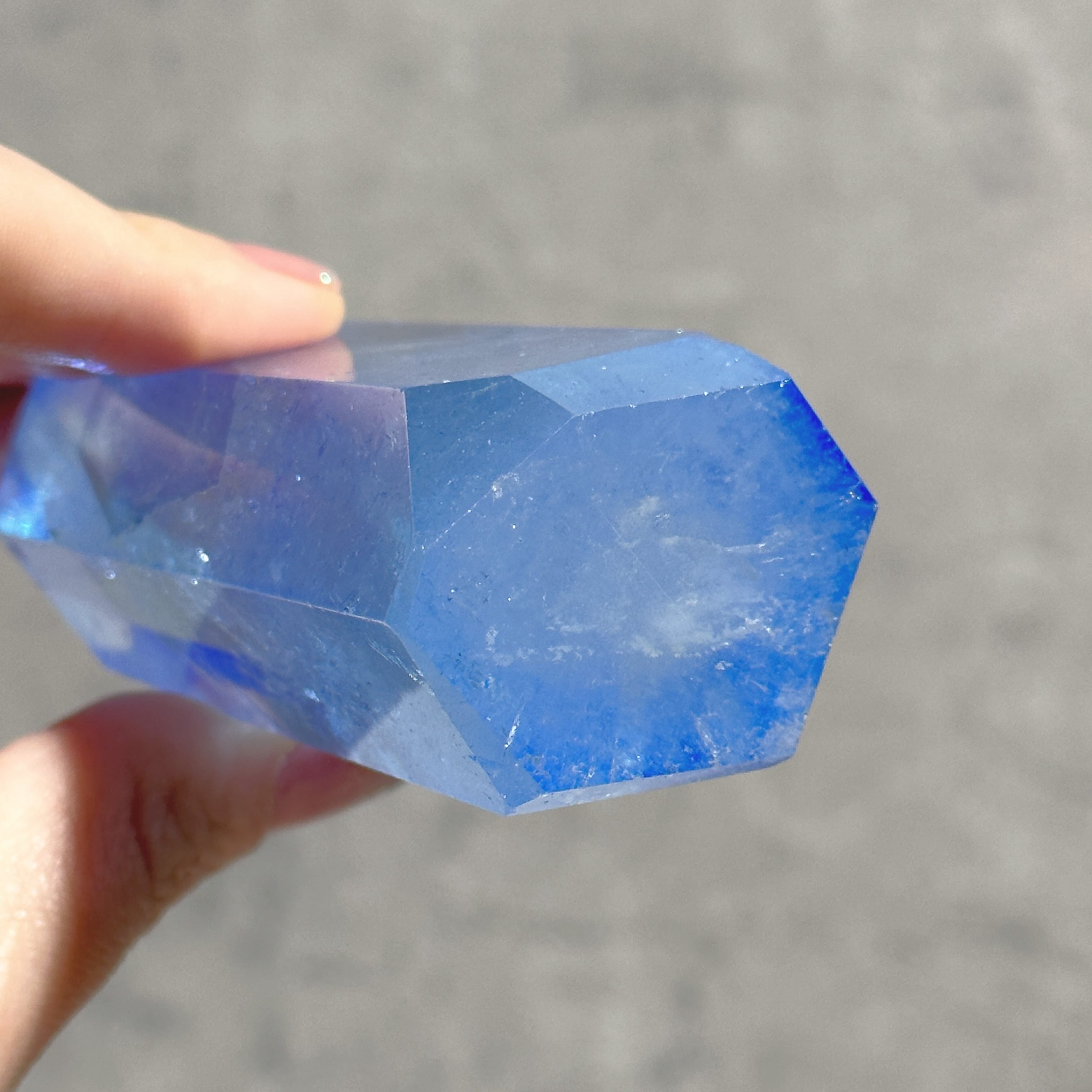 透明感◎ブルーオーラクォーツ タワー12✧ Blue Aura Quartz ✧天然石