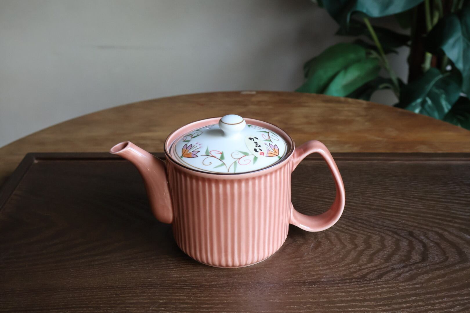 波佐見焼 花蓮 SS軽量ポット 赤・大