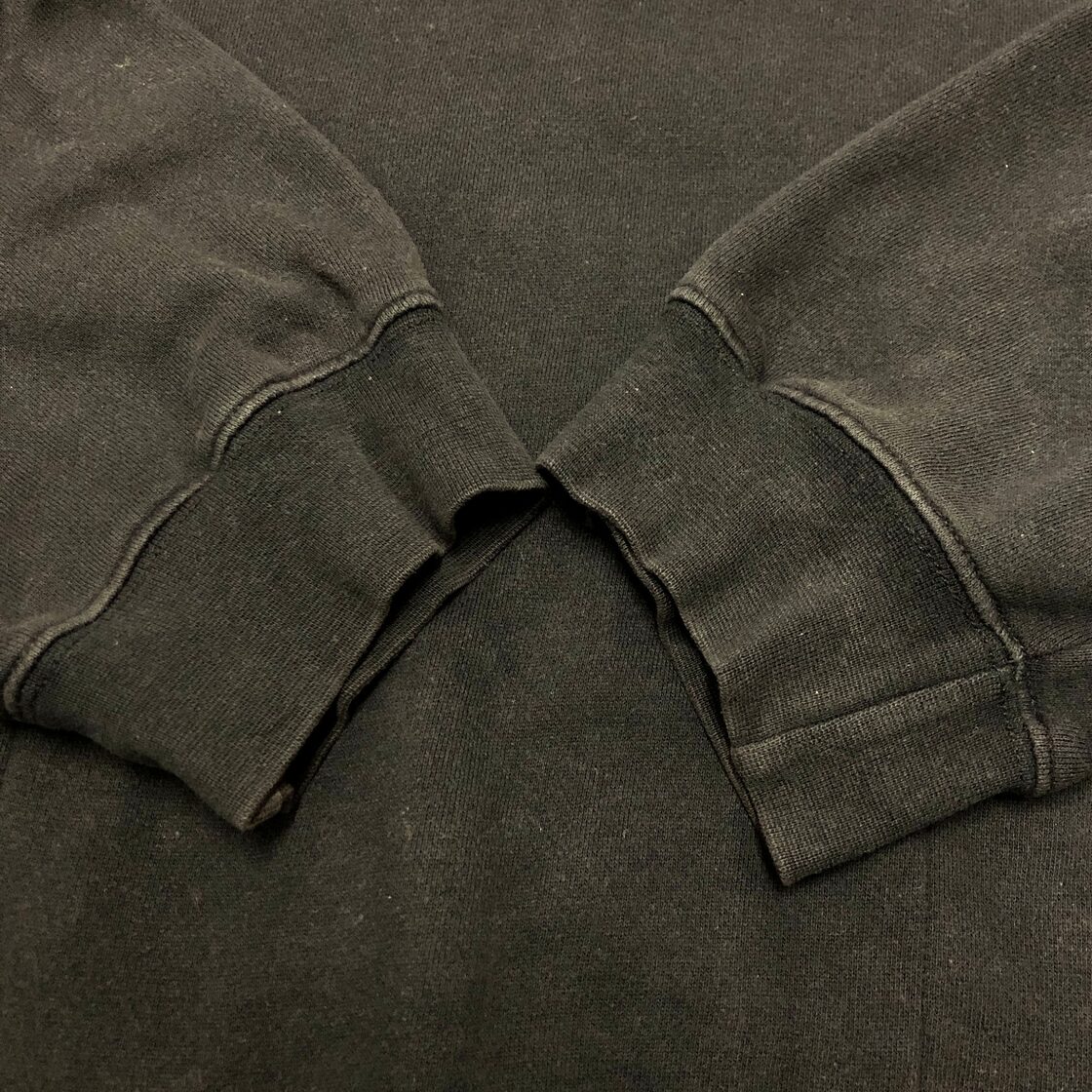 90～00s OLD STUSSY/Half zip Hoodie/China製/紺タグ/L/ハーフジップ 