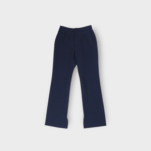 IENA【＆NAVY デザインジョーゼットフレアパンツ】