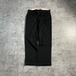 30s フレンチワーク ウール ブラック パンツ シンチバック メタルボタン