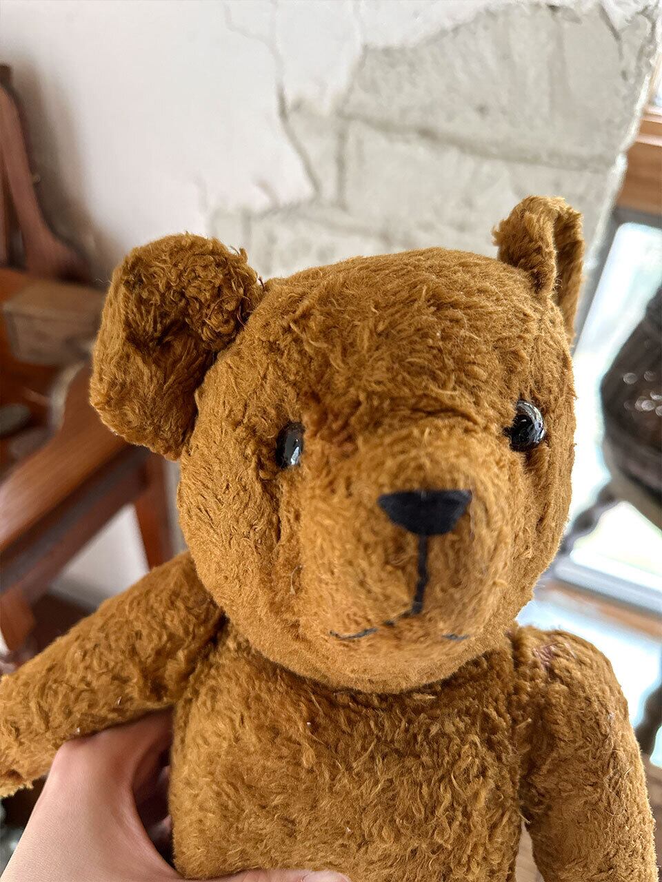 ☆英国アンティーク☆こげ茶色☆テディベア☆ イギリスのテディベア