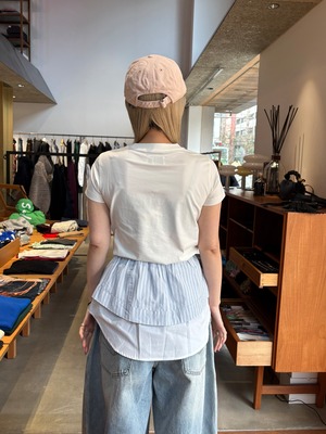 【26SS】Feng Chen Wang フェンチェンワン / DOUBLE PANEL T-SHIRT / Tシャツ