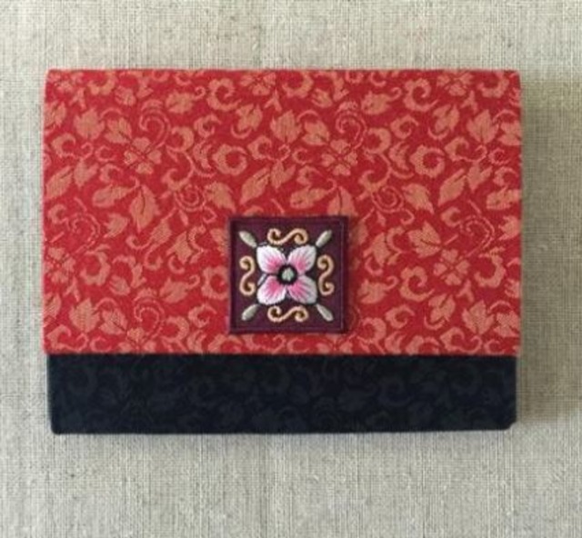 韓国伝統唐草模様ハンドメイドカードケース