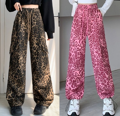 全2色 パンツ 切り替え バイカラー 体型カバー 着痩せ カジュアル