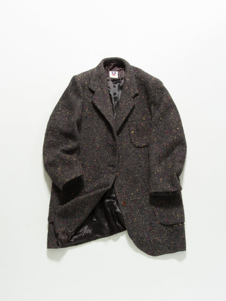 【BALLY】 Tweed jacket Made in Italy(イタリア製 バリー ネップツイードジャケット)1a