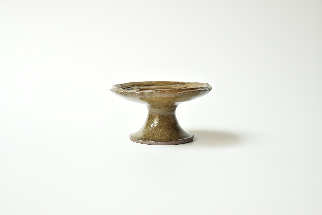 小代瑞穂窯 / 福田るい : ボタ ちぎり 高付 ⑤