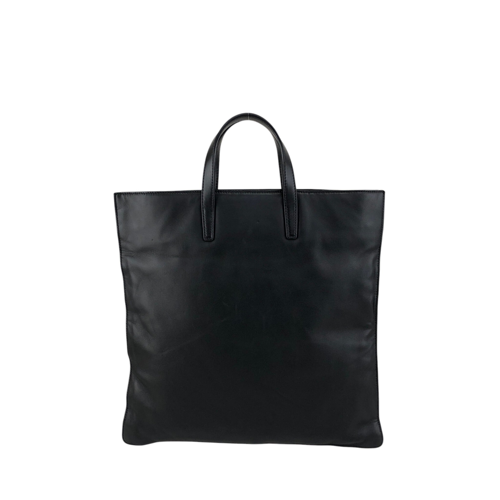 LOEWE ロエベ ハンドバッグ ブラック アナグラム レザー トートバッグ