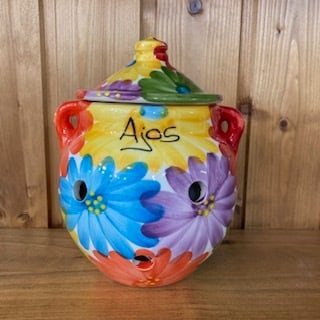 スペイン陶器 ガーリックポット(MF) | zakka kisiro スペイン雑貨札幌