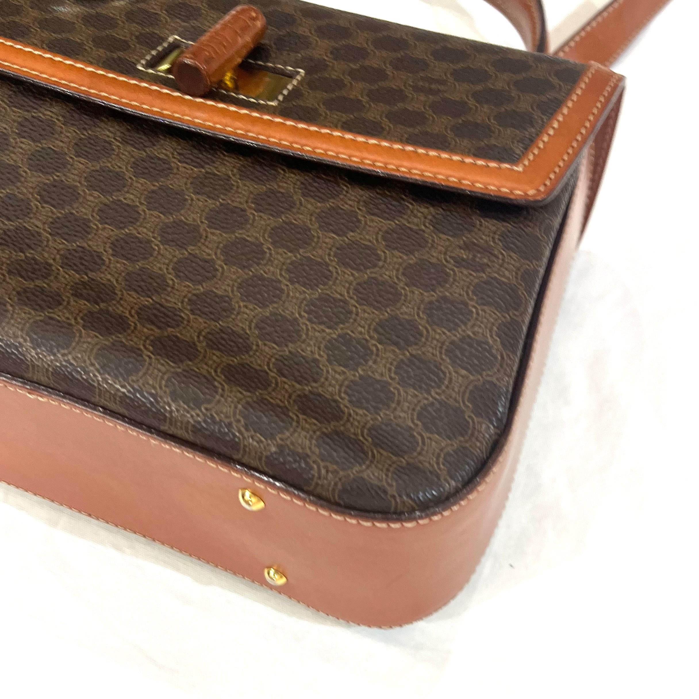 チャーム付き【CELINE】2608 セリーヌ ヴィンテージ マカダム 2WAY