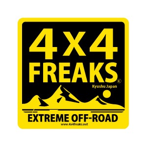 4x4FREAKS sticker 4wd outdoor (屋内用)