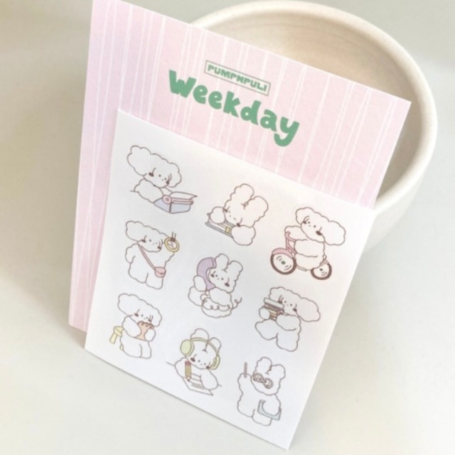 PUMPNPULI〔daily sticker 2種類〕