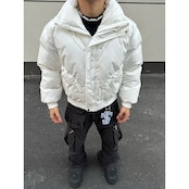 【暖かさUP】リベット 中綿ジャケット T1982