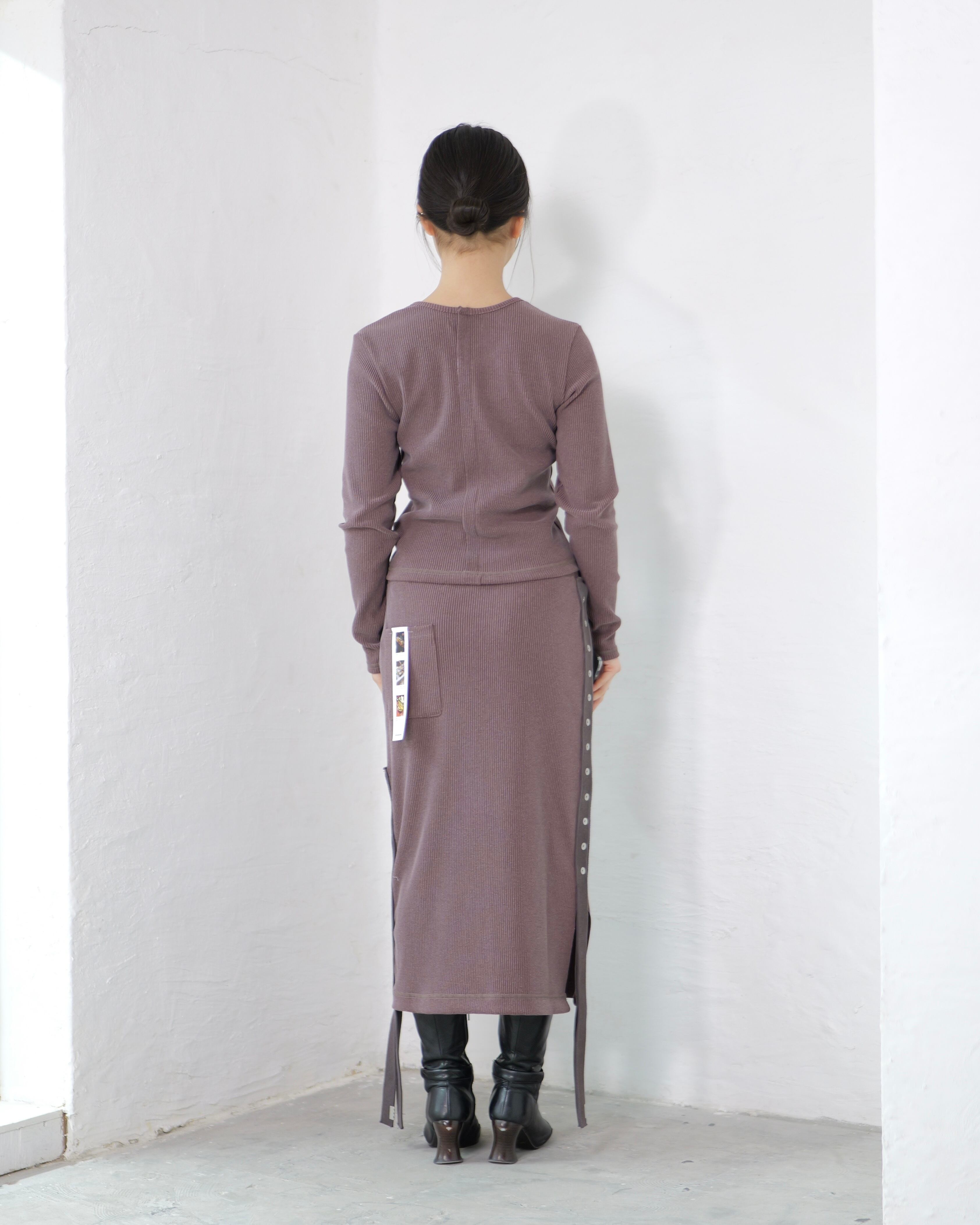 kotoha yokozawa - Click Dot Cardigan ：Cacao｜クリックドット／製品