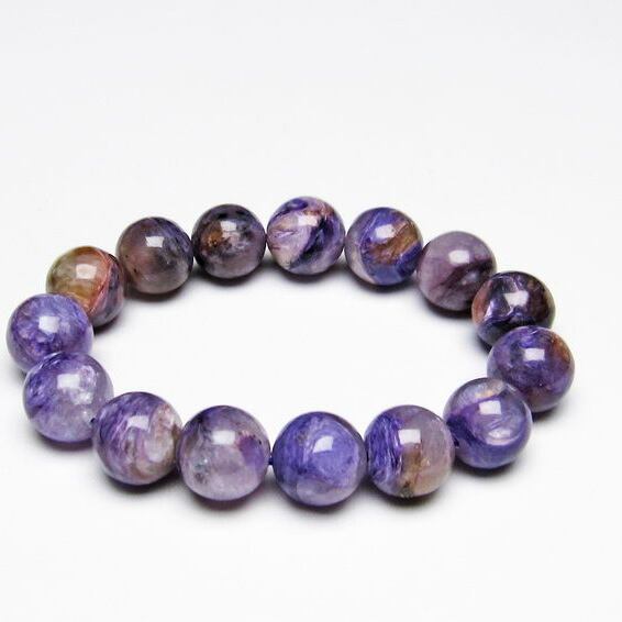 チャロアイト ブレスレット エンジェルシリカ 14mm 111-11442