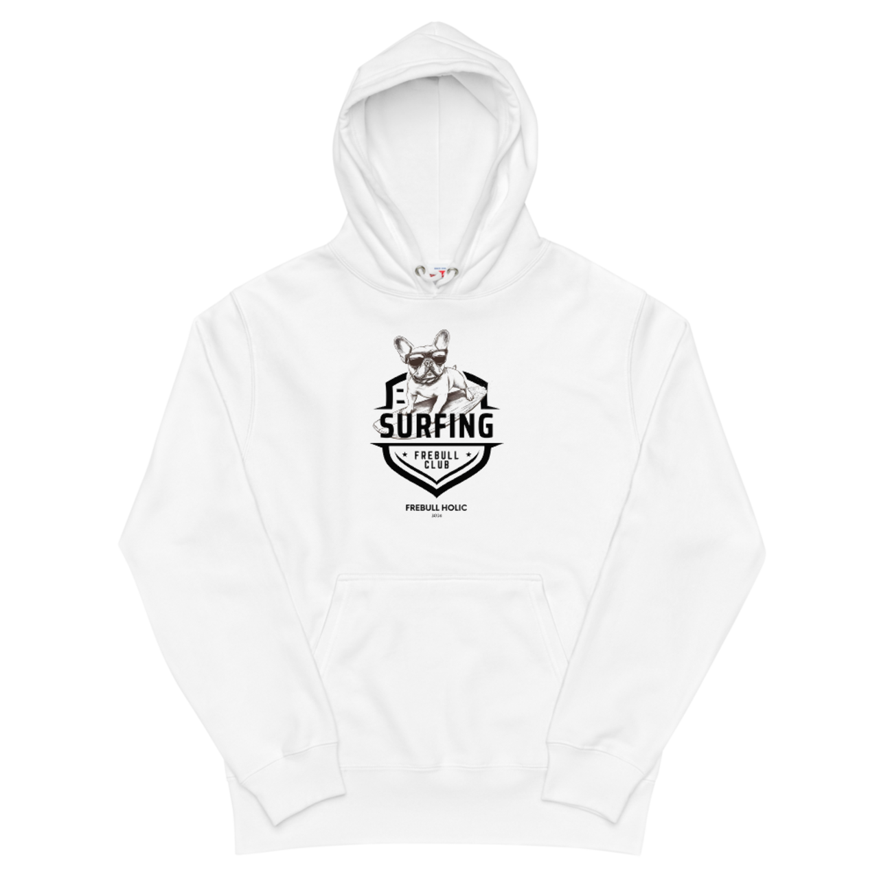 FREBULL SURF ユニセックス プルオーバー パーカー (3colors) P00055