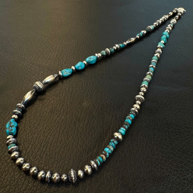 ブライト(Bright)ネックレス(Wave Hematite)オールターコイズ 55cm