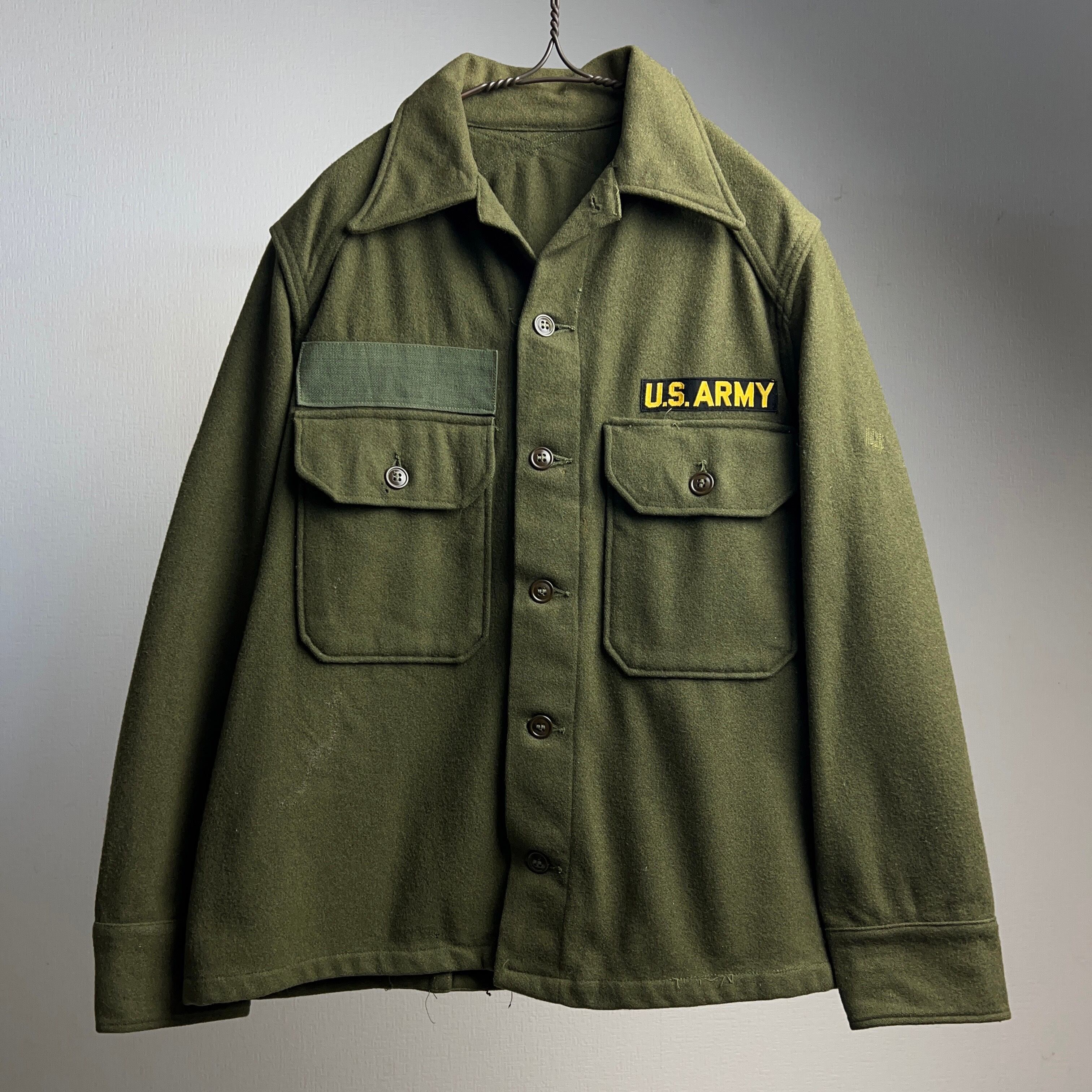 60’sアメリカ軍 ウールシャツ USARMY ヴィンテージ　ミリタリーシャツ
