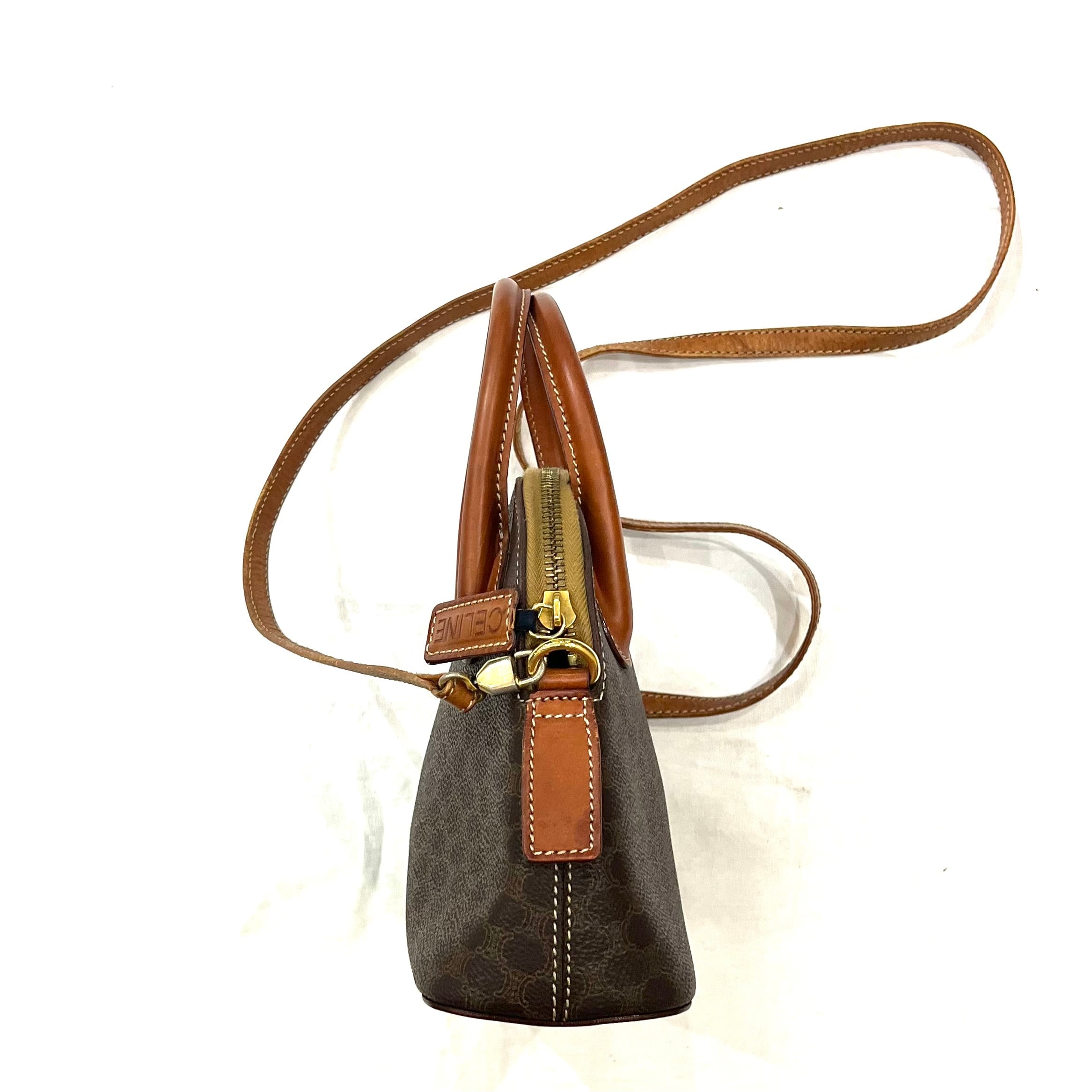 希少デザイン 【CELINE 】ヴィンテージセリーヌ マカダム柄 2way