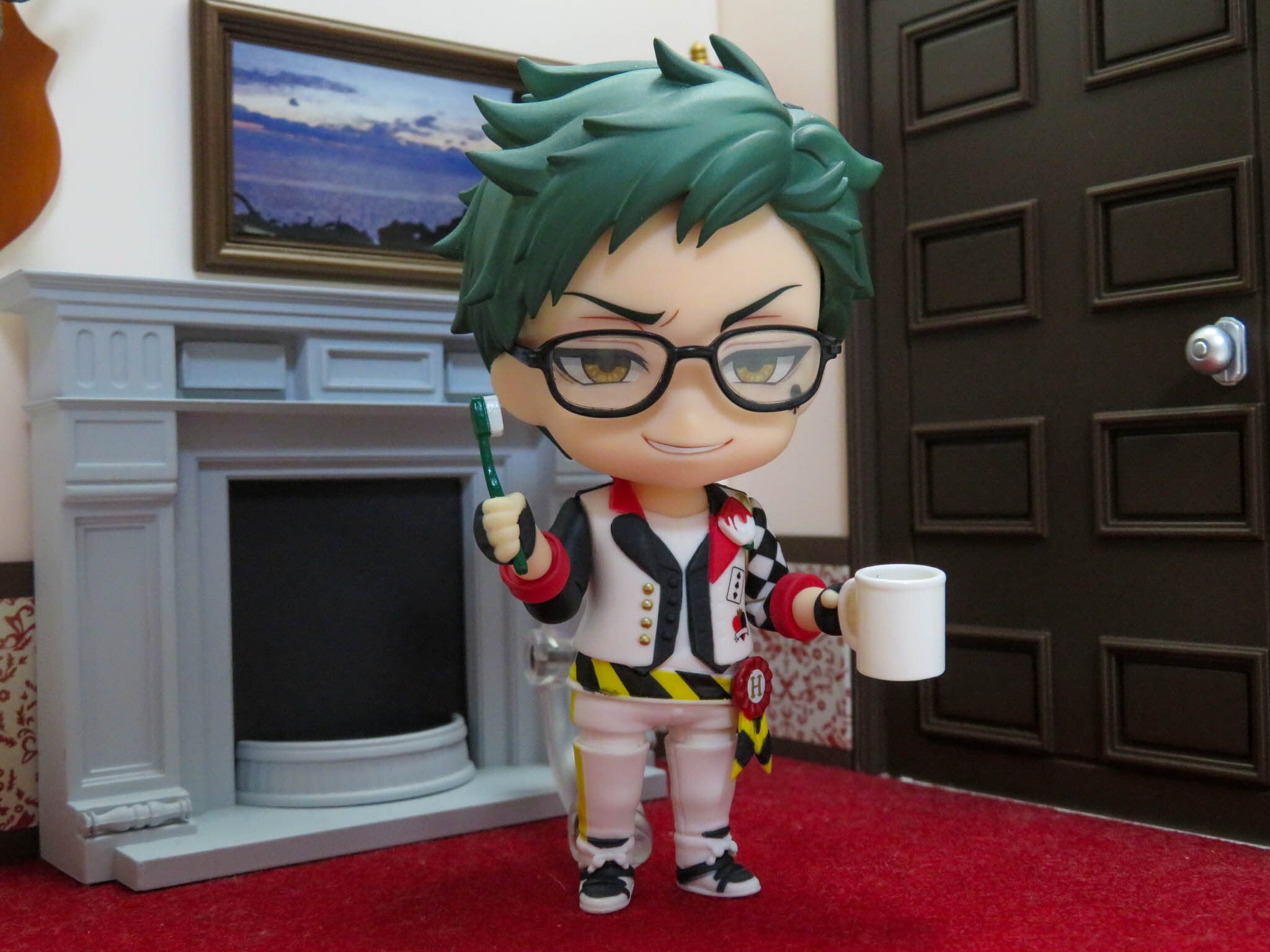 1770】 トレイ・クローバー 顔パーツ ニヤリ顔 ねんどろいど | ホビー