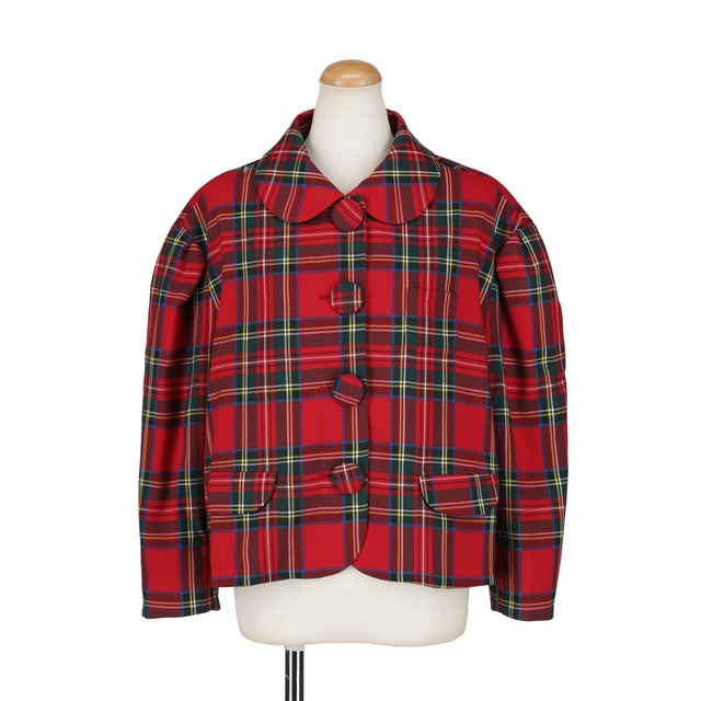 丸襟ジャケット　RED