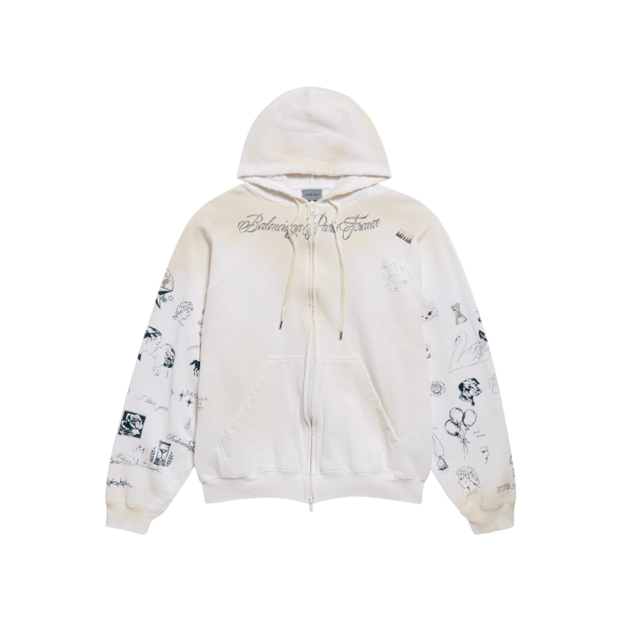 【BALENCIAGA】Large Fit Hoodie - 1