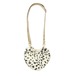 G1871L-Snow Leopard Love Heart Bag-LEOPARD