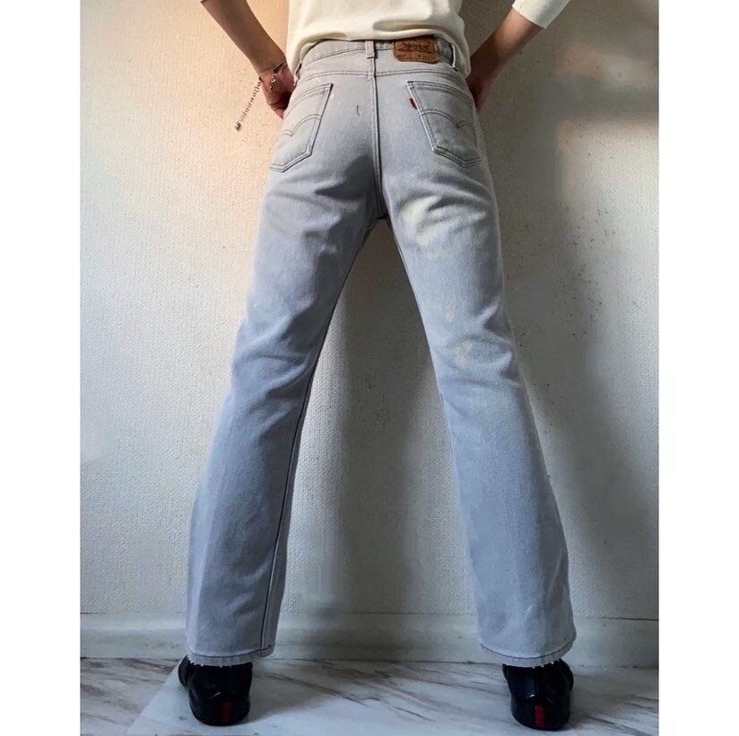 s〜s levi's  fade gray stretch flare pants   protocol