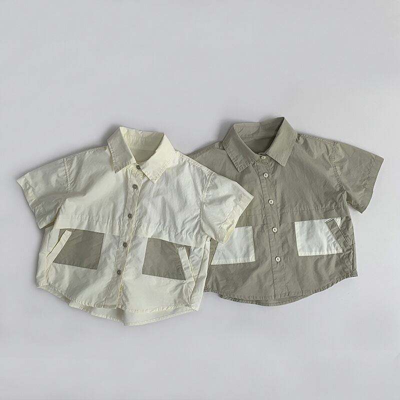 【BABY&KID】ダブルポケットオシャレトップス