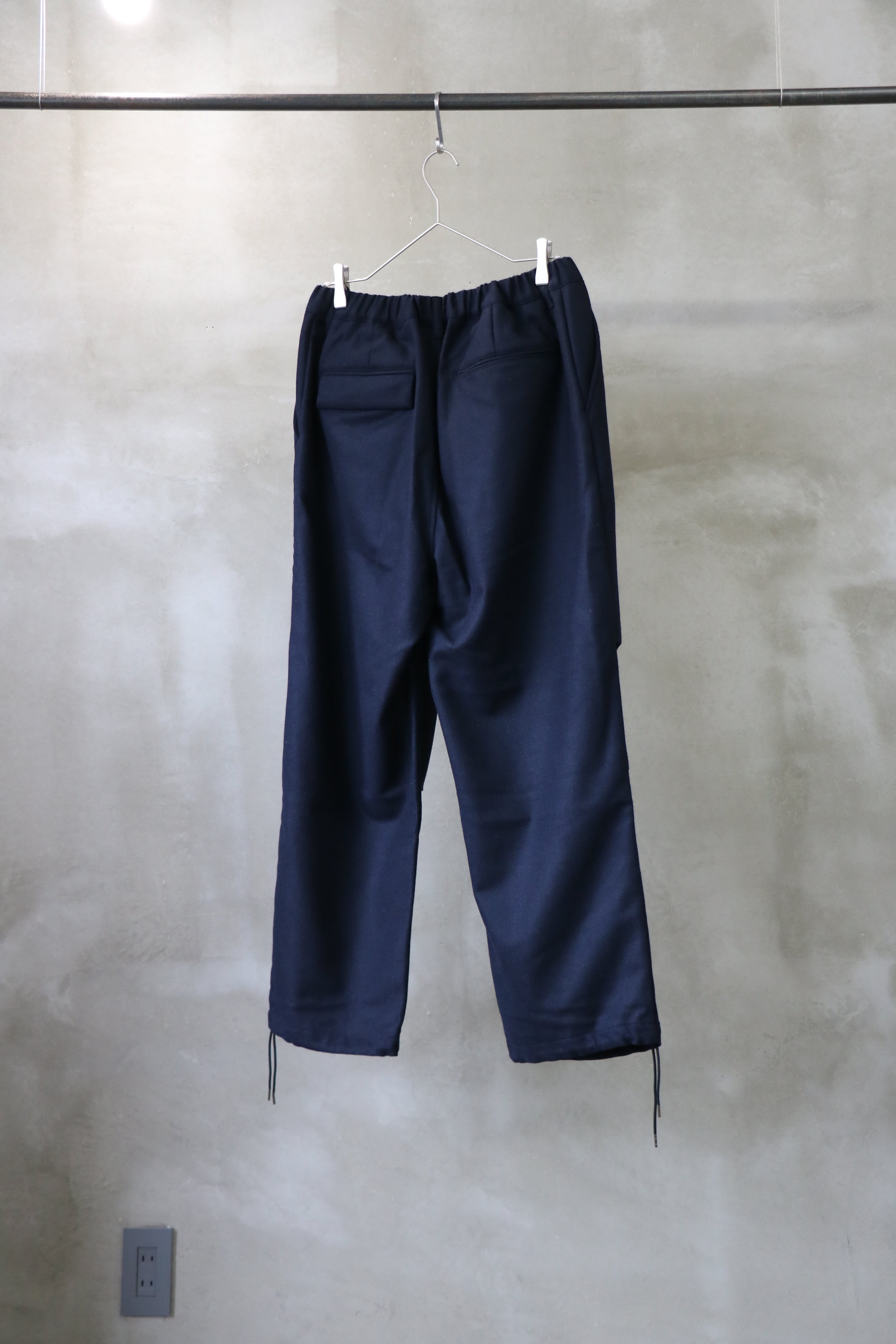 STILL BY HAND / Knee Tuck Wool Easy Pants / PT01244 STILL BY HAND / Knee Tuck Wool Easy Pants / PT01244