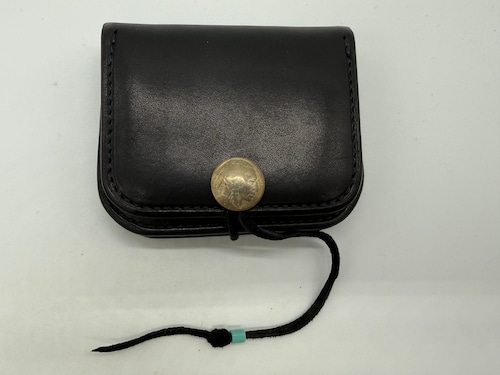 新品　角形小銭入れ　黒