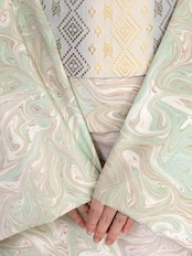 「夢の中の花の池で」マーブル柄〜セオアルファ 浴衣・夏着物・単衣