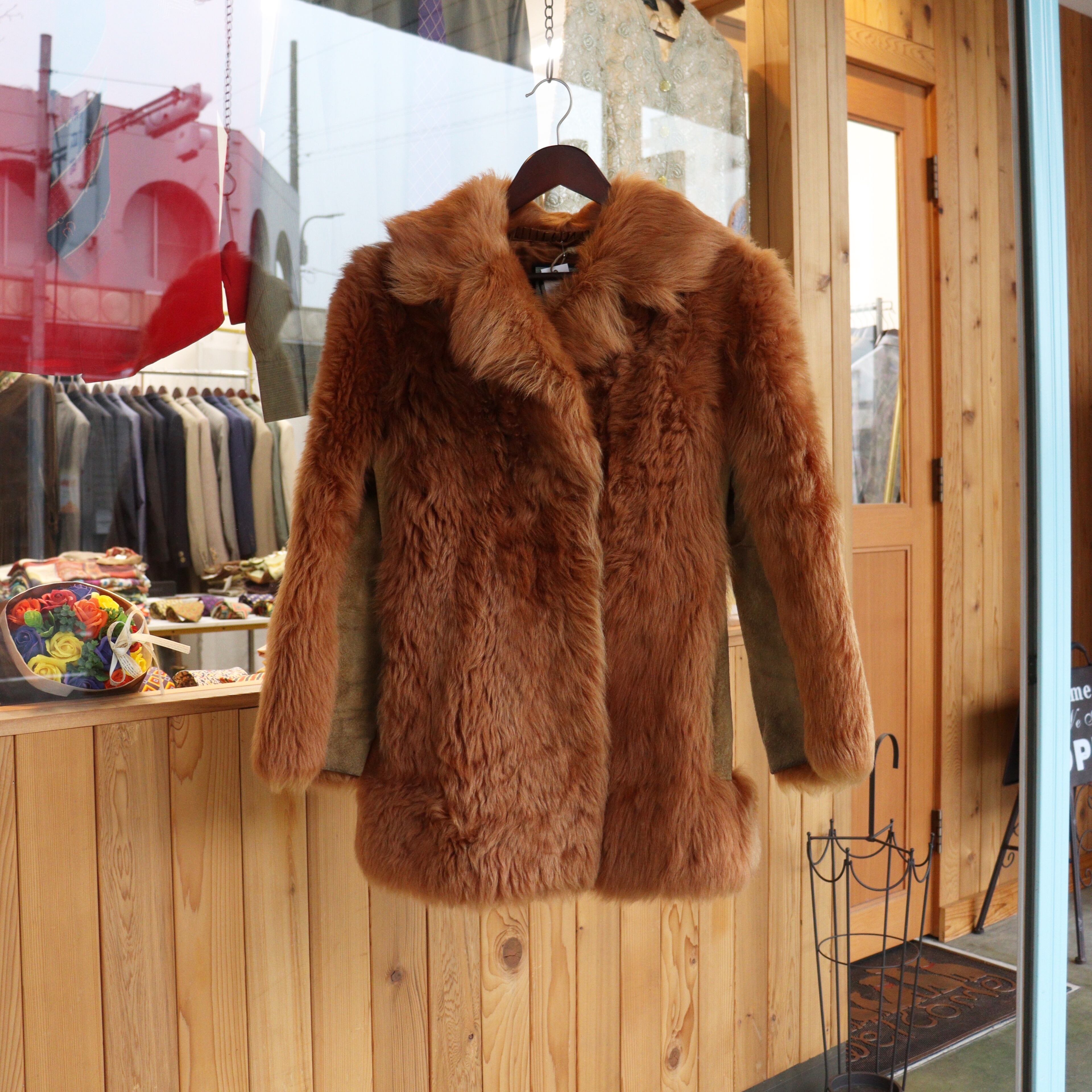 JAPAN vintage boa coat