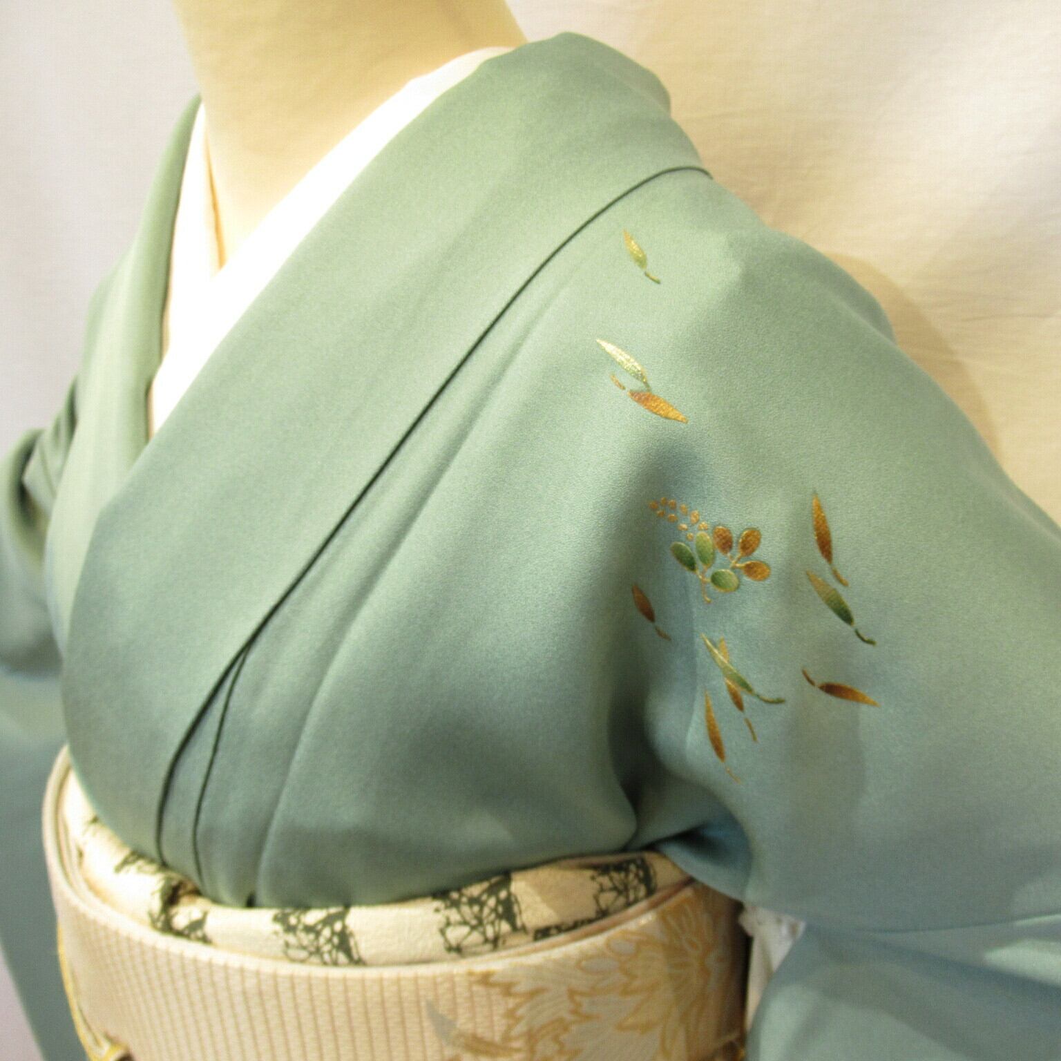 1687高身長花文様ゆったり訪問着 袷単品 ファッション