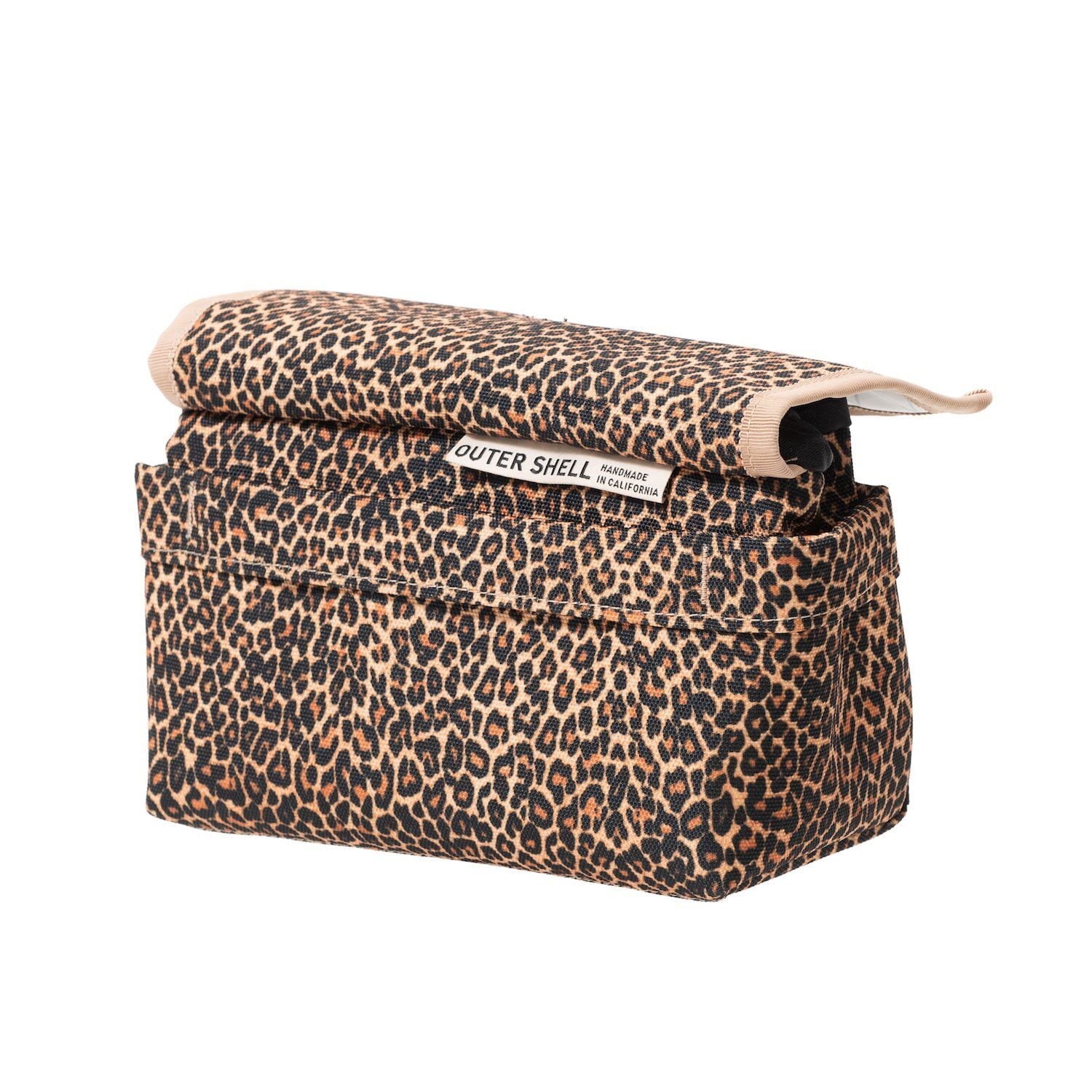 OUTER SHELL ADVENTURE】 Drawcord Handlebar Bag(Leopard
