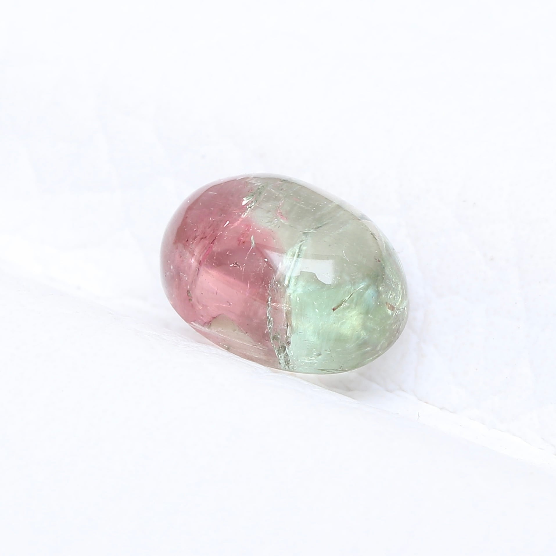 バイカラートルマリン 1.02ct カボション | 色石堂