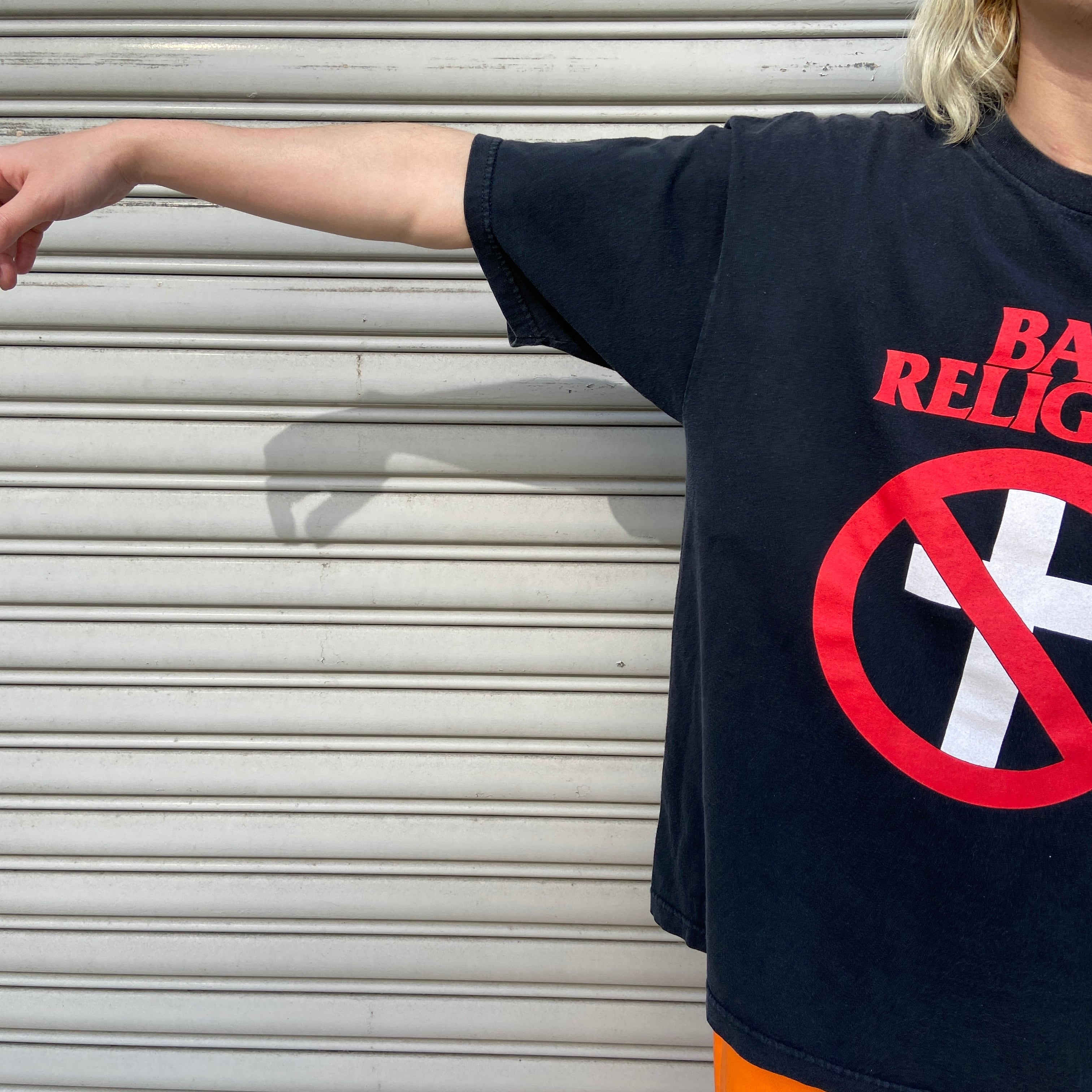 90s USA製 バッドレリジョン バンドTシャツ バンT 黒 XL ロック | 古着 90s USA製 バッドレリジョン バンドTシャツ バンT 黒 XL ロック | 古着