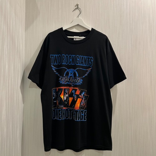Dead Stock!! 2003s Kiss×Aerosmith Parking Lot T-shirt【DST】