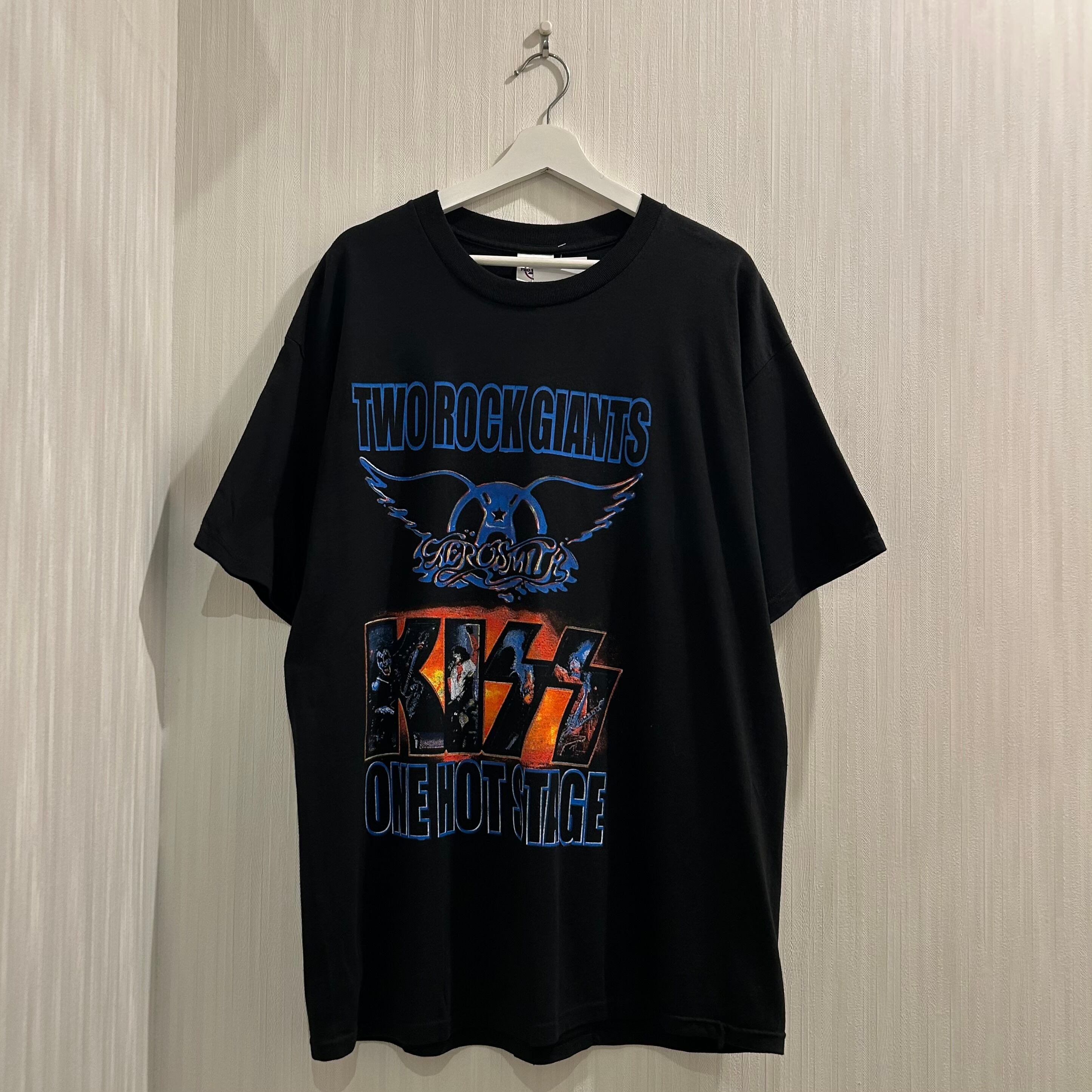 Dead Stock!! 2003s Kiss×Aerosmith Parking Lot T-shirt【DST】