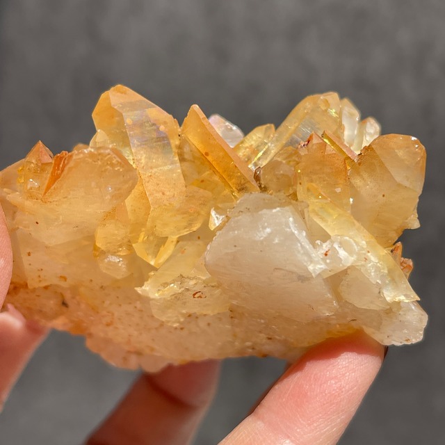 ネパール・ダーディン産 ゴールデンヒーラークォーツ クラスター｜ヒマラヤ水晶｜結晶密集タイプ