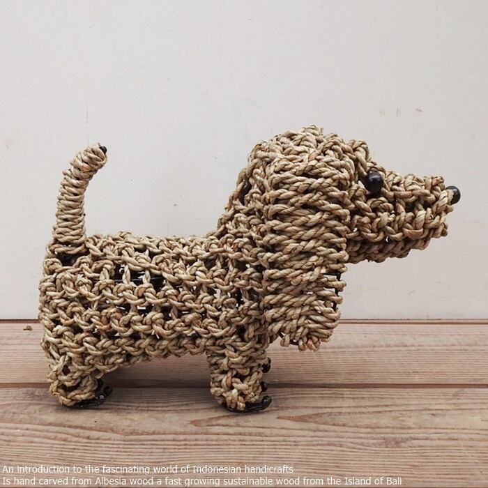 天然素材のダックスフンド 30cm ミニチュアダックス ダックスフント