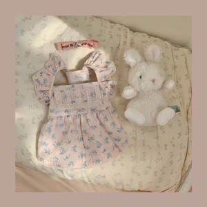 【PET】花柄フレアスリーブワンピース